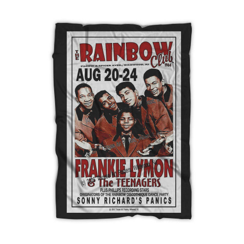 Frankie Lymon 1964 Gig Rainbow Club Wildwood Nj  Blanket