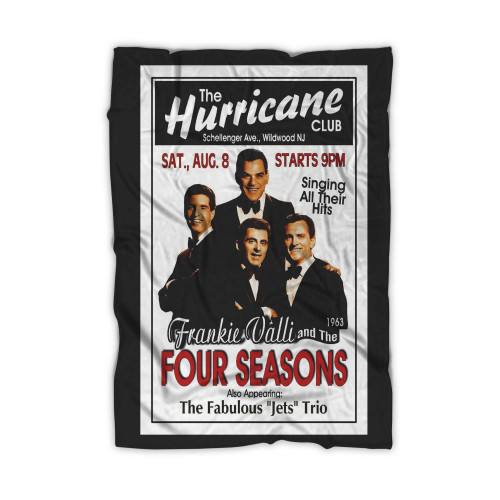 Frankie Valli The 4 Seasons 1963 Hurricane Club  Blanket