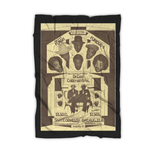 Grand Master Flash And The Furious 5  Blanket