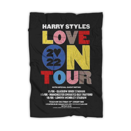 Harry Styles Love On Tour 2022 Tour  Blanket