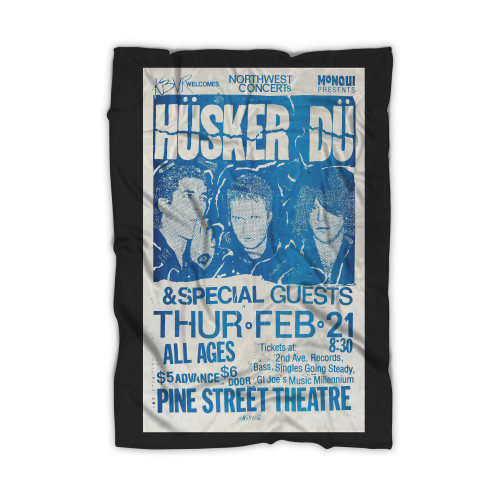 Husker Du Pine Street Theatre Concert  Blanket