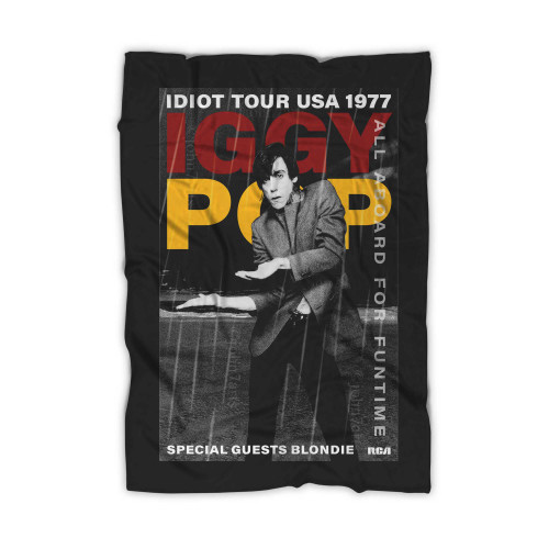 Iggy Pop S - Uk & Usa Tours 1977  Blanket