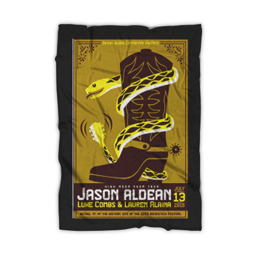 Jason Aldean 2018 Concert S  Blanket