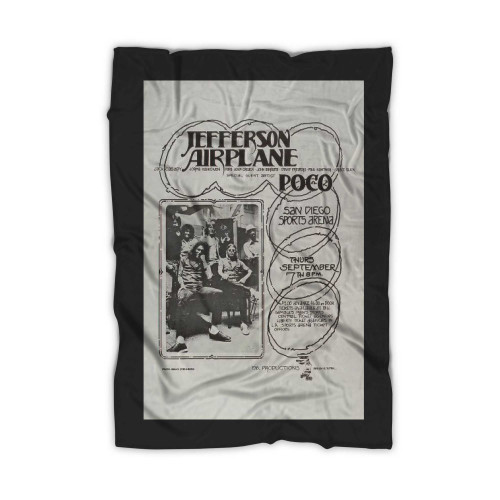 Jefferson Airplane Vintage Concert  Blanket