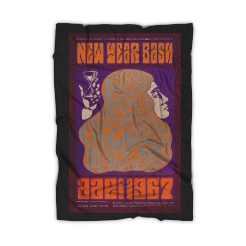 Jefferson Airplane Vintage Concert 2  Blanket