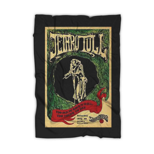 Jethro Tull Rock Band Art  Blanket