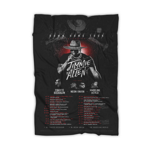 Jimmie Allen Announces Additional Dates And Support Acts For Down Home Tour 2022  Blanket