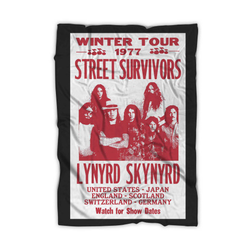 Lynyrd Skynyrd Street Survivors Winter Tour  Blanket