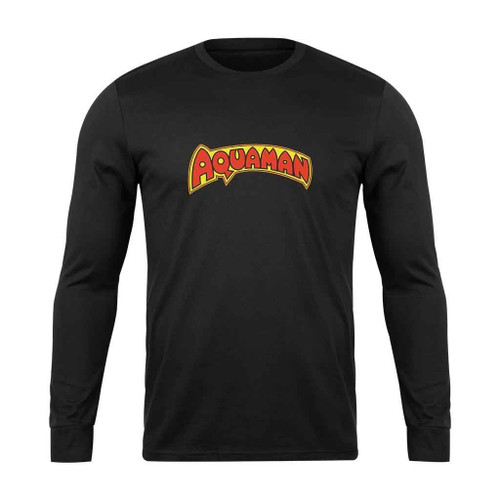 Aquaman Logo Dc Long Sleeve T-Shirt