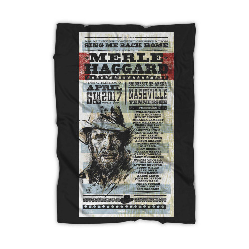 Merle Haggard Concert  Blanket