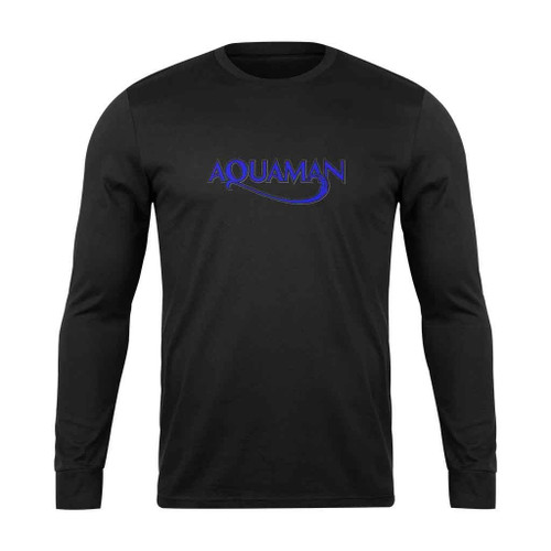 Aquaman Dc Logo Long Sleeve T-Shirt