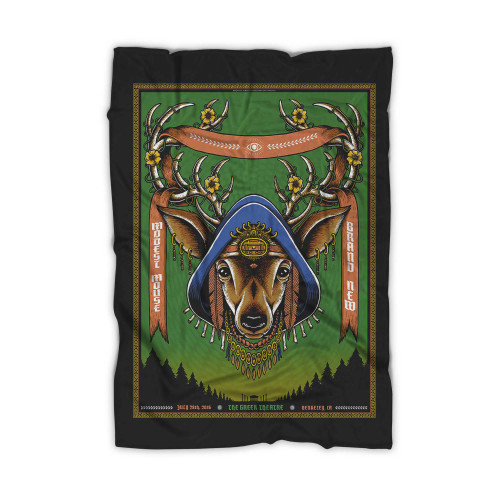 Modest Mouse Brand New For Uc Berkeley Greek Theatre  Blanket