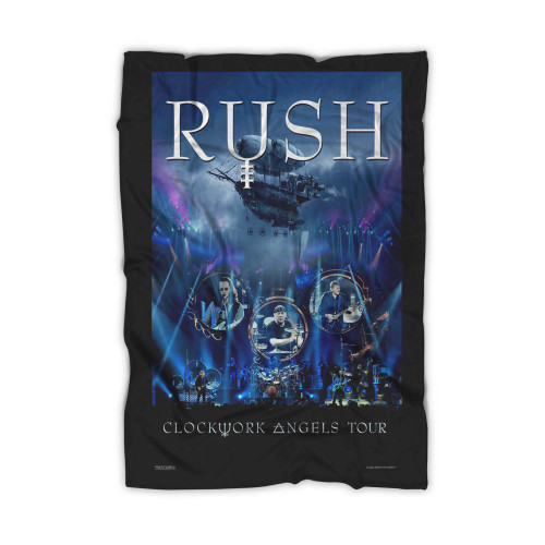Rush Clockwork Angels Tour Live Concert Retro Vintage  Blanket