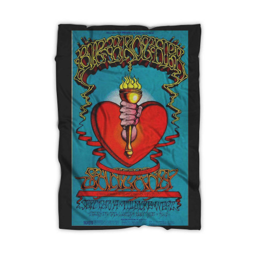Santana Janis Joplin San Francisco 1968  Blanket
