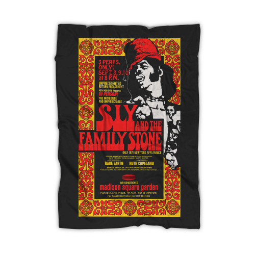 Sly And The Family Stone 1971 Madison Square Garden Concert  Blanket