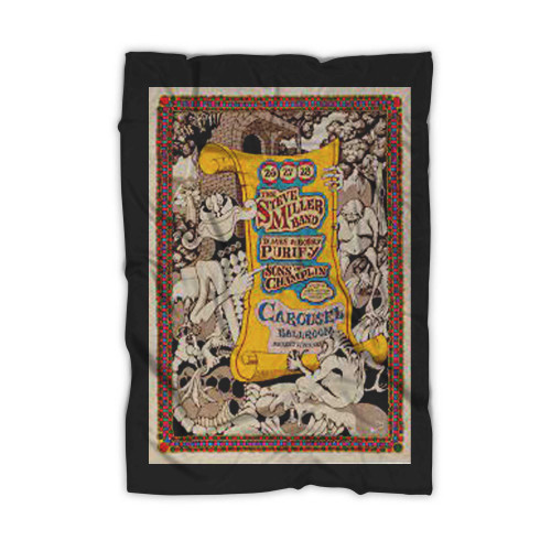 Steve Miller Band Carousel Ballroom Concert  Blanket