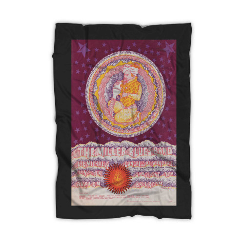 Steve Miller Blues Band Psychedelic Concert  Blanket