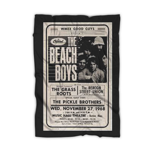 The Beach Boys 1968 Boston Concert .  Blanket