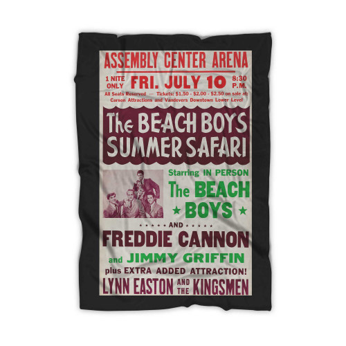 The Beach Boys Brian Wilson 1964 Summer Safari  Blanket