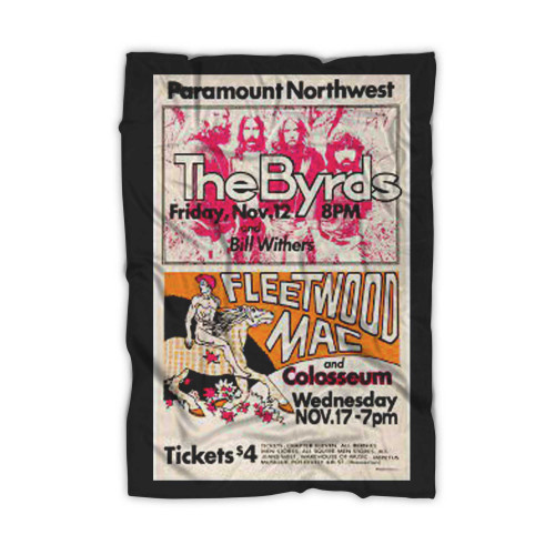 The Byrds And Fleetwood Mac 1971 Seattle  Blanket