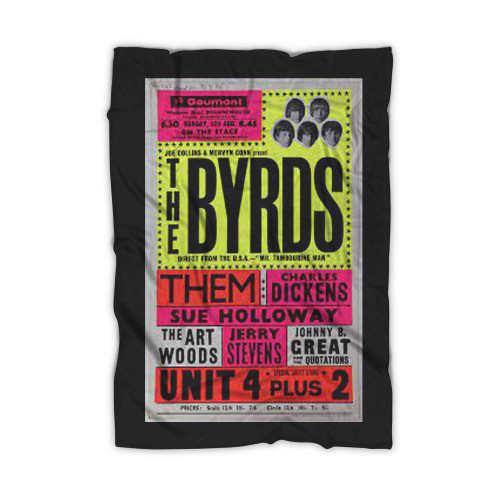 The Byrds Art Woods Them Original 1965  Blanket
