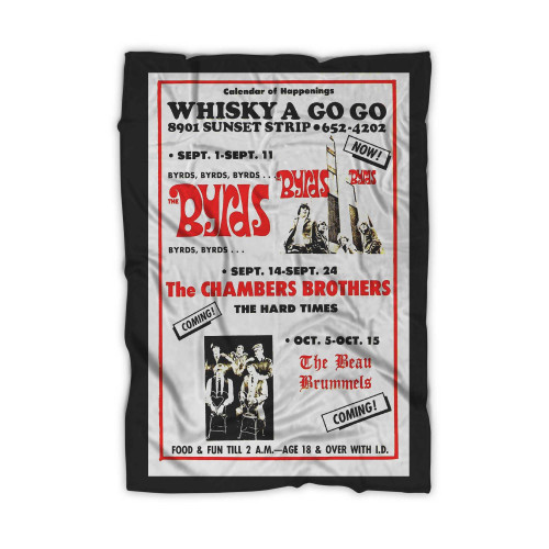 The Byrds At Whisky A Go Go Los Angeles California United States  Blanket