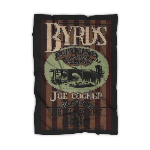 The Byrds Vintage Concert 3  Blanket