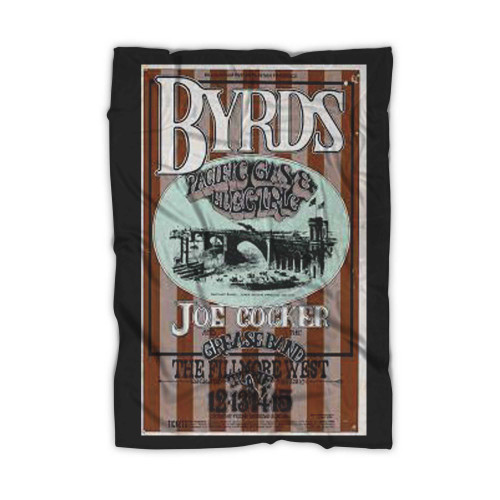 The Byrds Vintage Concert 6  Blanket