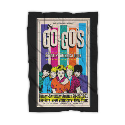 The Go-Gos Concert  Blanket