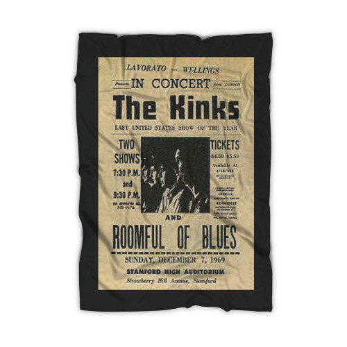 The Kinks 1969 Stamford  Blanket