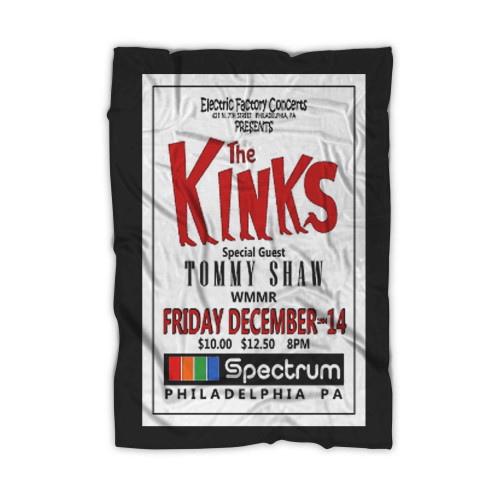 The Kinks 1984 Concert  Blanket