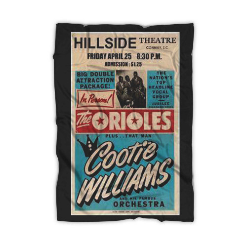 The Orioles And Cootie Williams 1952 Concert  Blanket