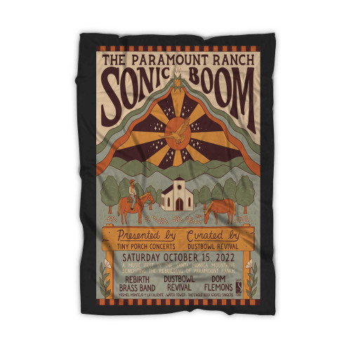 The Paramount Ranch Sonic Boom Music Festival  Blanket