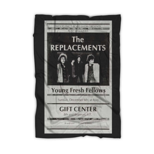 The Replacements Vintage Concert  Blanket
