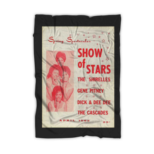 The Shirelles Vintage Concert  Blanket
