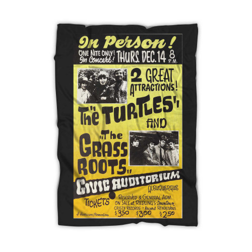 The Turtles 1967 Albuquerque Concert S  Blanket