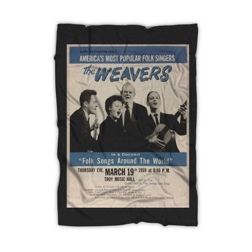 The Weavers Original 1959 Concert  Blanket