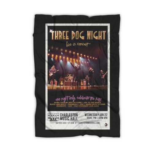 Three Dog Night - Charleston Music Hall  Blanket