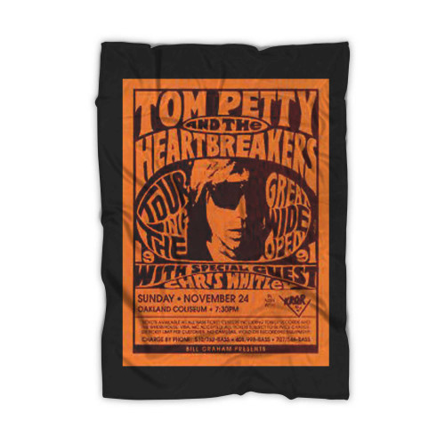 Tom Petty & The Heartbreakers Vintage Concert 1  Blanket