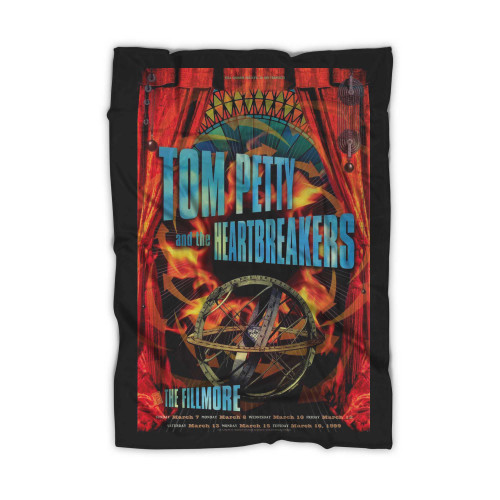 Tom Petty & The Heartbreakers Vintage Concert 4  Blanket