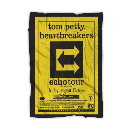 Tom Petty & The Heartbreakers Vintage Concert 5  Blanket