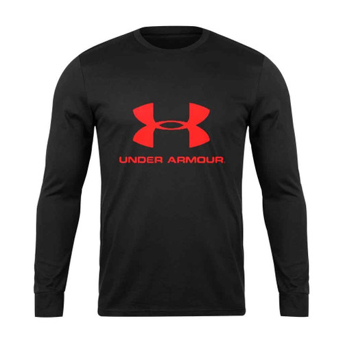 Under Armour Us Red Logo Long Sleeve T-Shirt