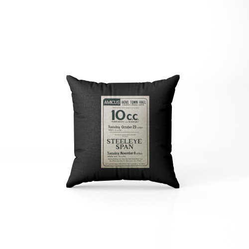 10 C.C. Steeleye Span Original Concert  Pillow Case Cover