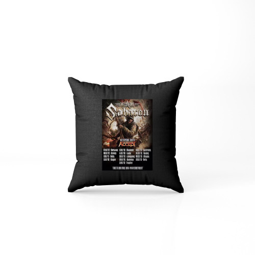 Accept Last Tour 2017 United Kingdom Concert  Pillow Case Cover