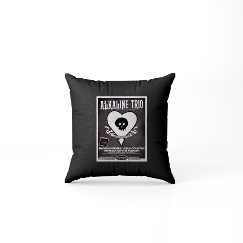 Alkaline Trio 2011 Anniversary Tour Seattle Concert  Pillow Case Cover