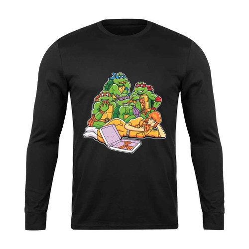 Tmnt Ninja Pizza Club Long Sleeve T-Shirt