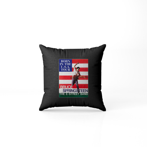 Bruce Springsteen Born In The Usa Tour 1985 Rock Music Classic Concert Tour  Pillow Case Cover