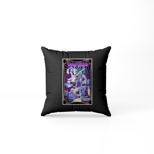 Deep Purple Illustration Deep Purple Vintage  Pillow Case Cover