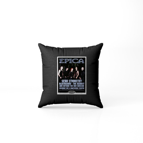 Epica Scar Symmetry 2010 Portland Concert Tour  Pillow Case Cover