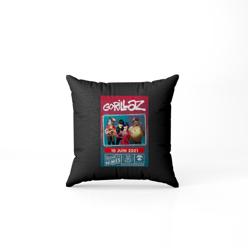 Gorillaz France Concert  Pillow Case Cover